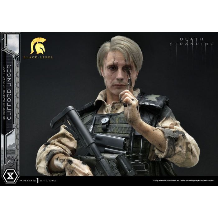 Death Stranding Statue 1/2 Clifford Unger Black Label 103 cm