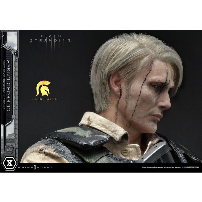 Death Stranding Statue 1/2 Clifford Unger Black Label 103 cm
