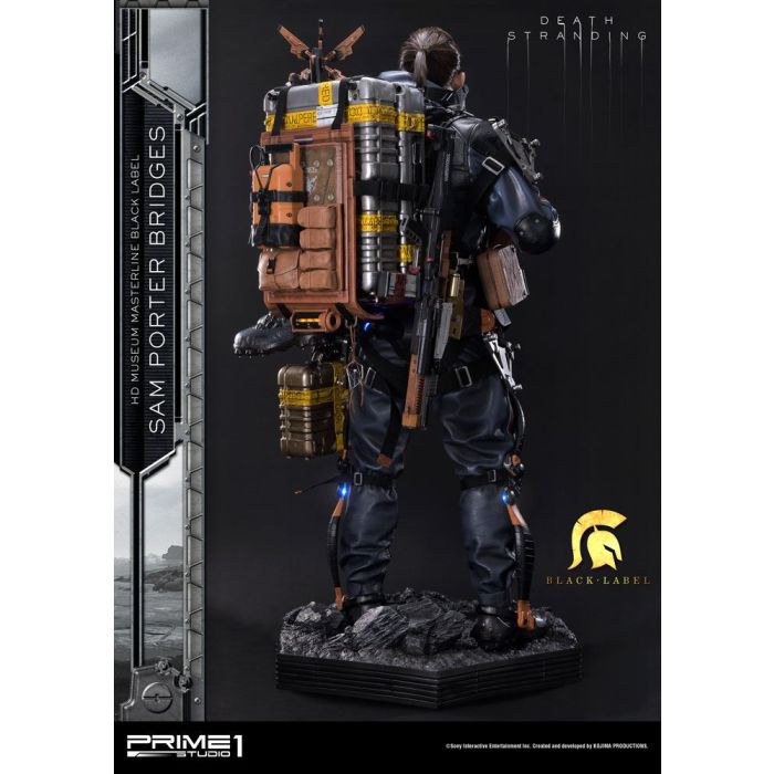 Death Stranding Statue 1/2 Sam Porter Bridges Black Label 106 cm