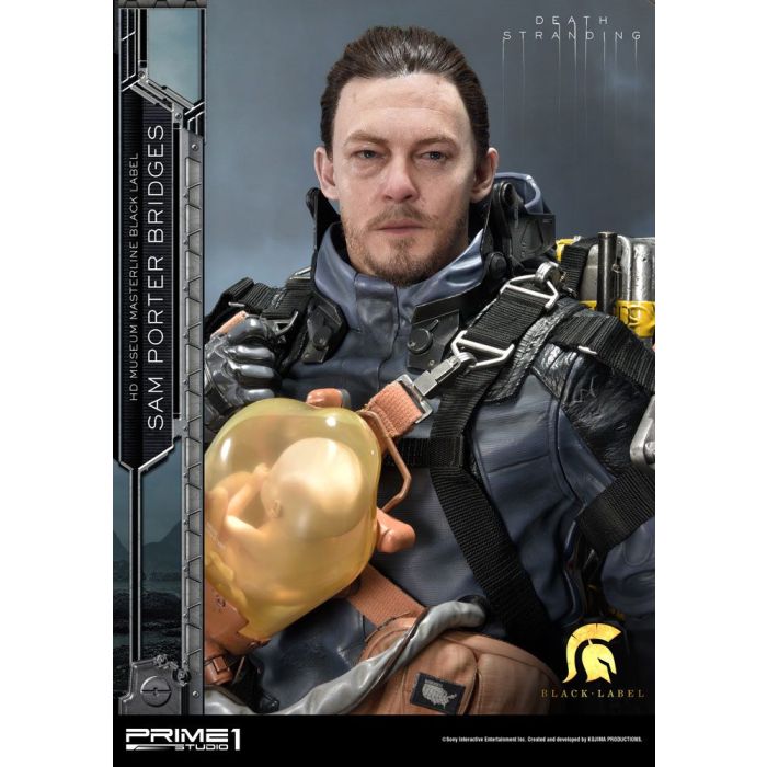 Death Stranding Statue 1/2 Sam Porter Bridges Black Label 106 cm