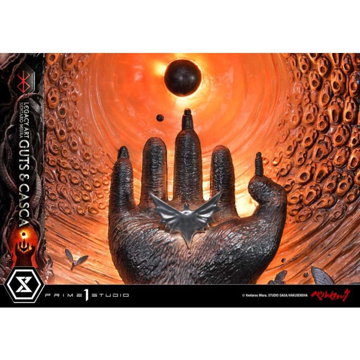 Berserk Ultimate Legacy Art Kentaro Miura Statue 1/4 Guts & Casca Bonus Version 72 cm