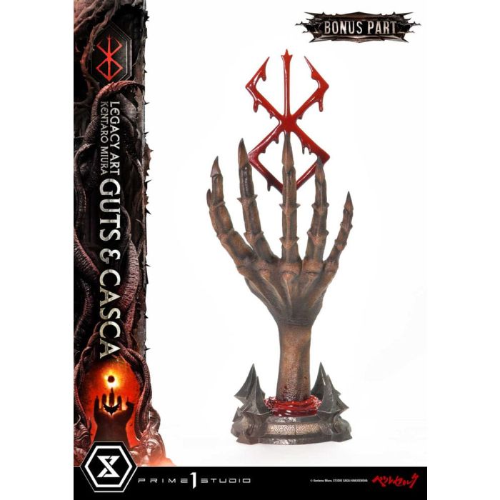 Berserk Ultimate Legacy Art Kentaro Miura Statue 1/4 Guts & Casca Bonus Version 72 cm