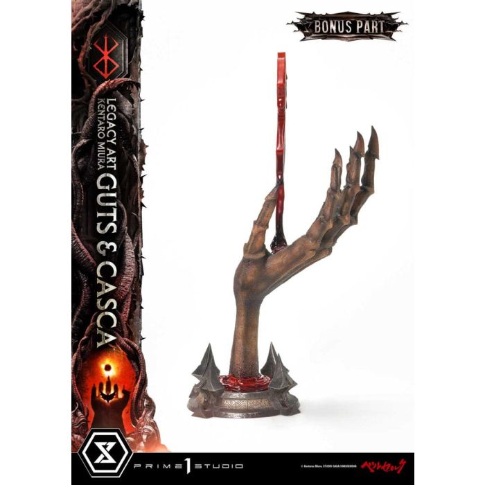 Berserk Ultimate Legacy Art Kentaro Miura Statue 1/4 Guts & Casca Bonus Version 72 cm