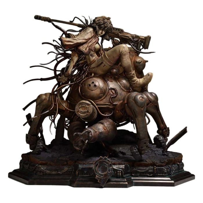 Ghost in the Shell Stand Alone Complex The Legend of Beauty and the Beast Statue 1/4 Motoko Kusanagi & Tachikoma Art by Entei Ryu Bonus Version 53 cm