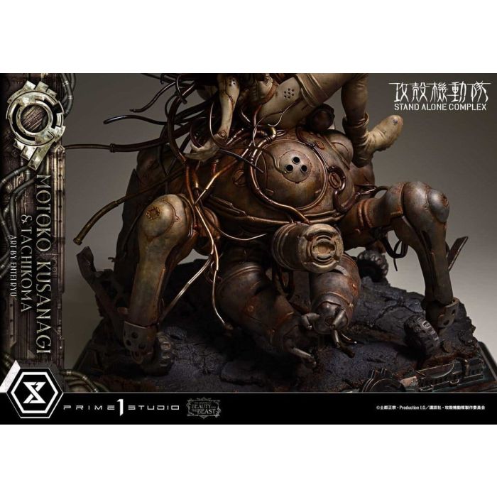 Ghost in the Shell Stand Alone Complex The Legend of Beauty and the Beast Statue 1/4 Motoko Kusanagi & Tachikoma Art by Entei Ryu Bonus Version 53 cm