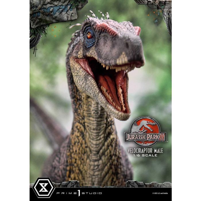 Jurassic Park III Legacy Museum Collection Statue 1/6 Velociraptor Male 40 cm