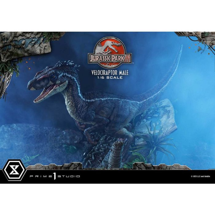 Jurassic Park III Legacy Museum Collection Statue 1/6 Velociraptor Male 40 cm