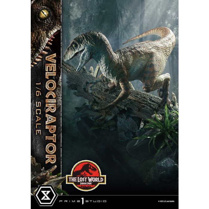 Jurassic Park II Legacy Museum Collection Statue 1/6 Velociraptor Bonus Version 41 cm