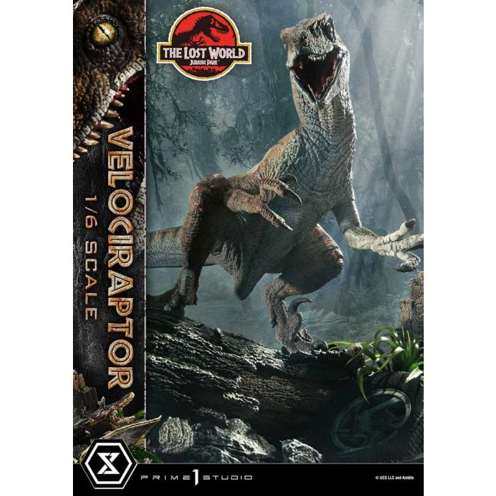 Jurassic Park II Legacy Museum Collection Statue 1/6 Velociraptor Bonus Version 41 cm