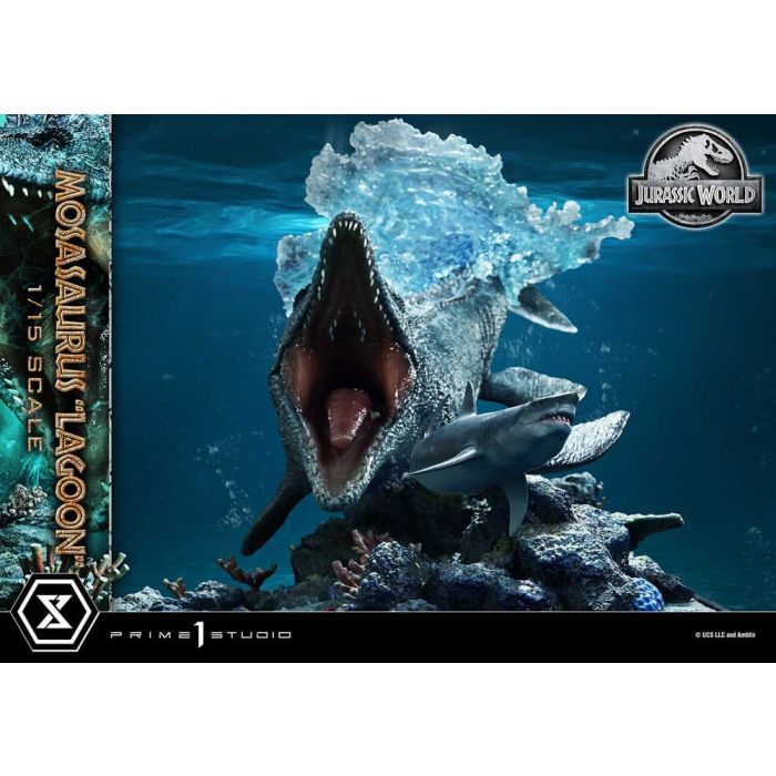 Jurassic World Legacy Museum Collection Statue 1/15 Mosasaurus 