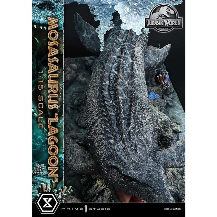 Jurassic World Legacy Museum Collection Statue 1/15 Mosasaurus 