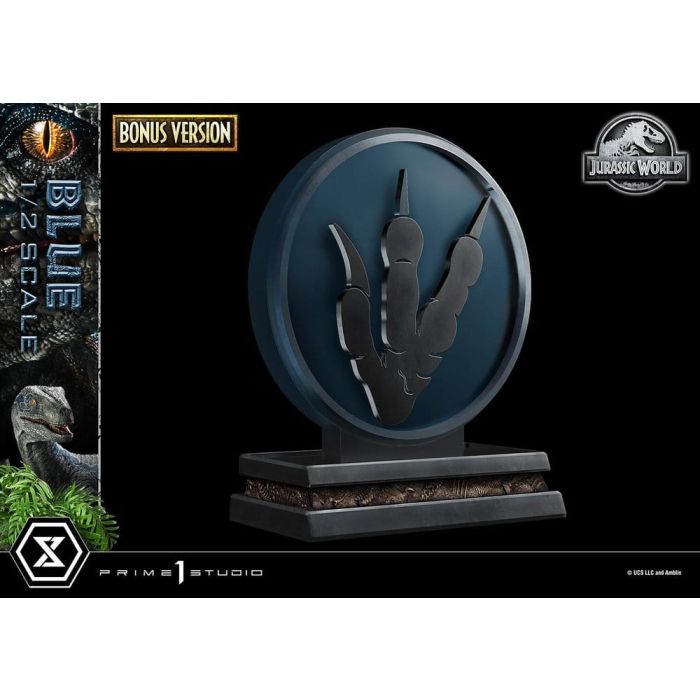 Jurassic World: Fallen Kingdom (Film) Legacy Museum Collection Statue 1/2 Blue Bonus Version 88 cm
