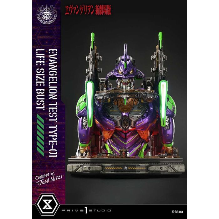 Neon Genesis Evangelion Life Size Bust 1/1 Test Type-01 (Concept by Josh Nizzi) 86 cm   