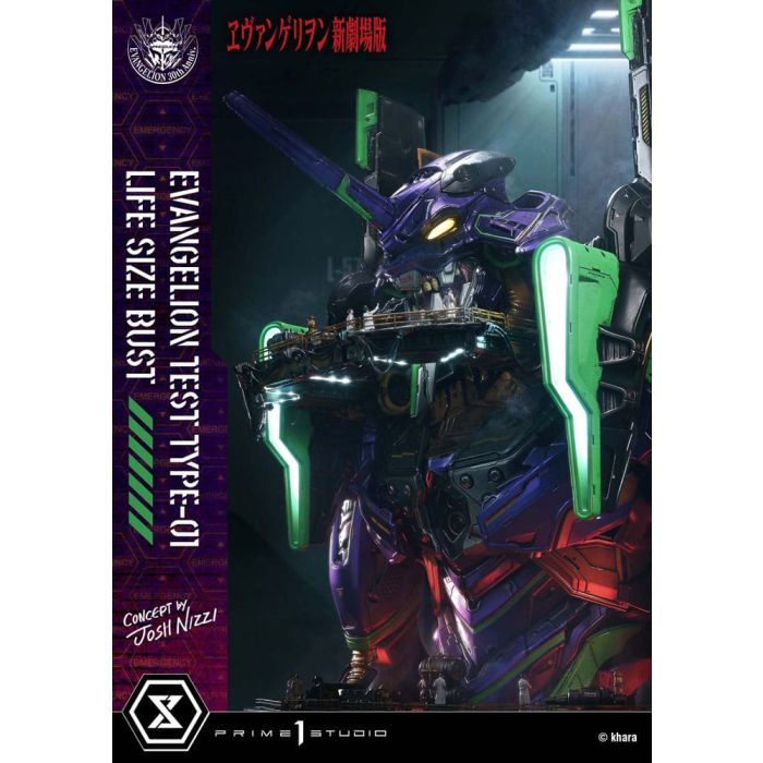 Neon Genesis Evangelion Life Size Bust 1/1 Test Type-01 (Concept by Josh Nizzi) 86 cm   