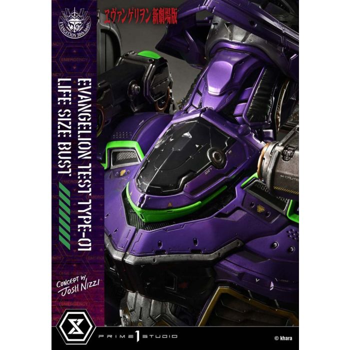 Neon Genesis Evangelion Life Size Bust 1/1 Test Type-01 (Concept by Josh Nizzi) 86 cm   