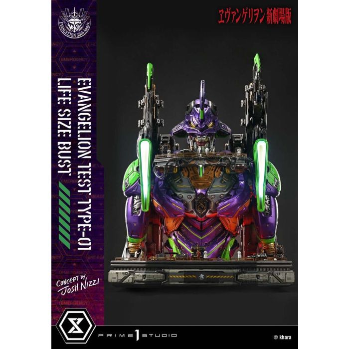Neon Genesis Evangelion Life Size Bust 1/1 Test Type-01 (Concept by Josh Nizzi) 86 cm   