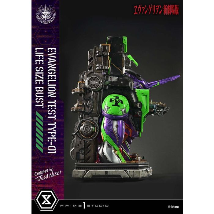 Neon Genesis Evangelion Life Size Bust 1/1 Test Type-01 (Concept by Josh Nizzi) 86 cm   