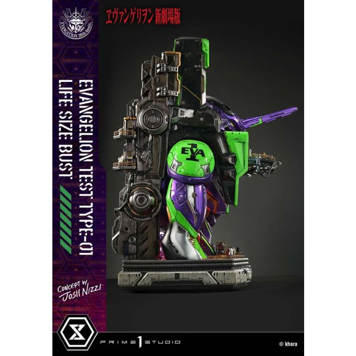 Neon Genesis Evangelion Life Size Bust 1/1 Test Type-01 (Concept by Josh Nizzi) Bonus Ver. 86 cm 