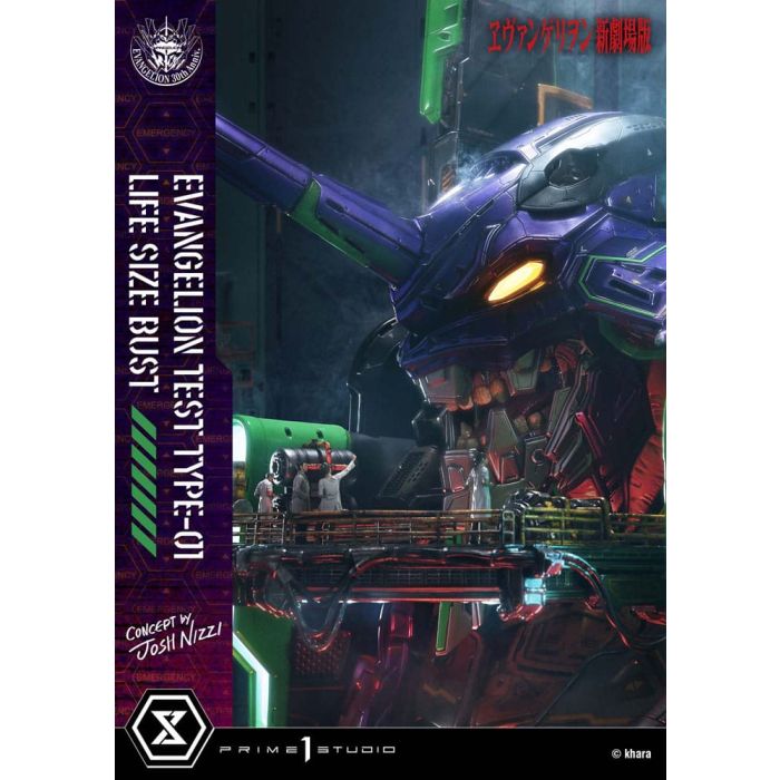 Neon Genesis Evangelion Life Size Bust 1/1 Test Type-01 (Concept by Josh Nizzi) Bonus Ver. 86 cm 