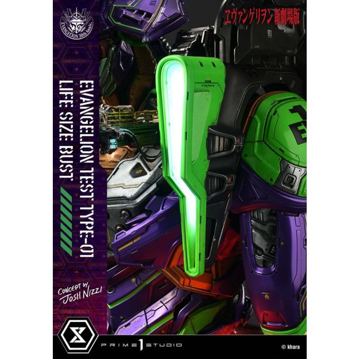 Neon Genesis Evangelion Life Size Bust 1/1 Test Type-01 (Concept by Josh Nizzi) Bonus Ver. 86 cm 