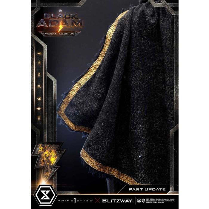 Black Adam Museum Masterline Statue 1/3 Black Adam Vigilante Edition 96 cm