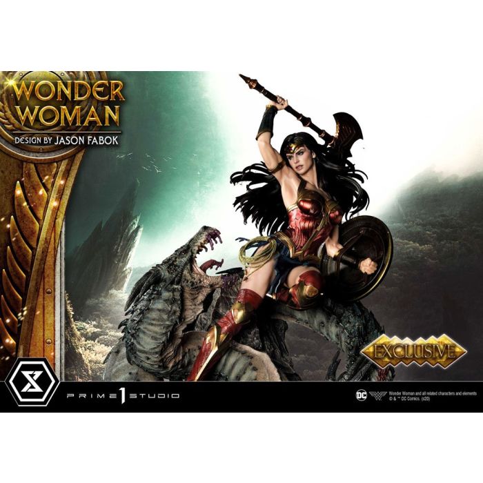Wonder Woman Statue 1/3 Wonder Woman vs. Hydra Exclusive Bonus Version 90 cm