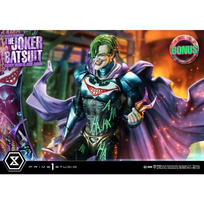 DC Comics Museum Masterline Statue 1/3 The Joker Concept Design by Jorge Jimenez Bonus Version 79 cm
