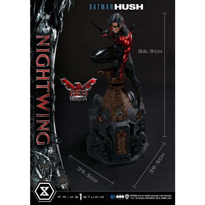 Batman Hush Statue Nightwing Red Version 87 cm
