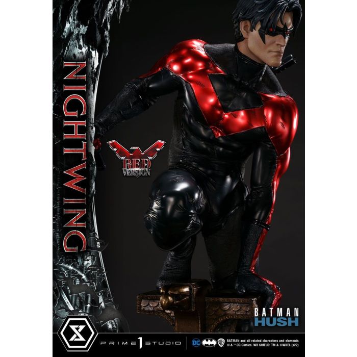 Batman Hush Statue Nightwing Red Version 87 cm