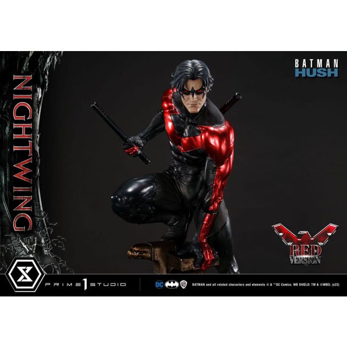 Batman Hush Statue Nightwing Red Version 87 cm