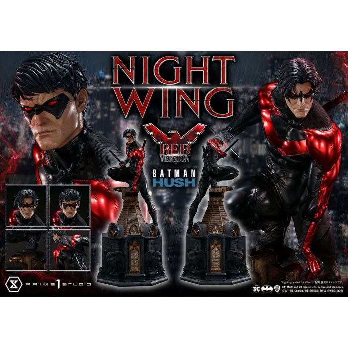 Batman Hush Statue Nightwing Red Version 87 cm