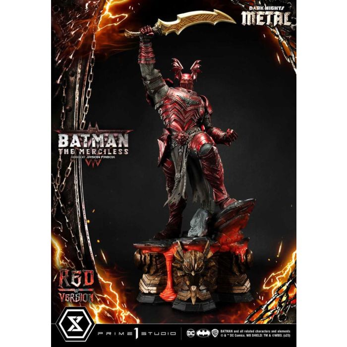 Dark Nights: Death Metal Statue 1/3 The Mericless Red Version 111 cm