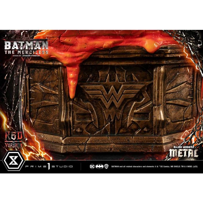 Dark Nights: Death Metal Statue 1/3 The Mericless Red Version 111 cm