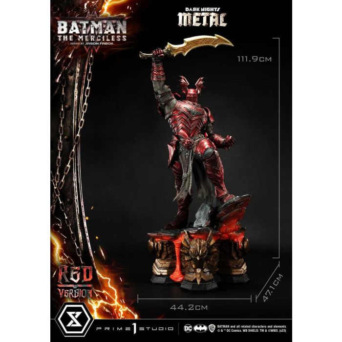 Dark Nights: Death Metal Statue 1/3 The Mericless Red Version 111 cm