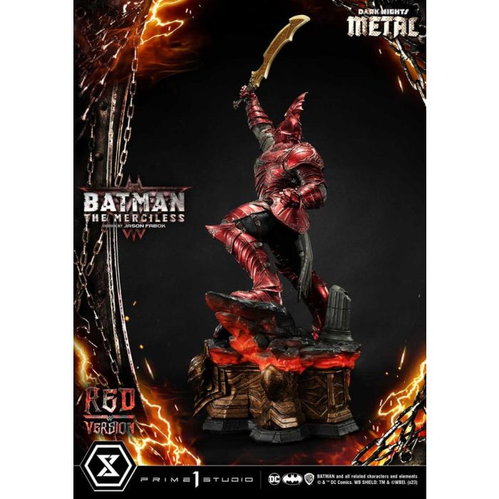 Dark Nights: Death Metal Statue 1/3 The Mericless Red Version 111 cm