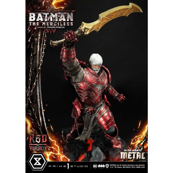 Dark Nights: Death Metal Statue 1/3 The Mericless Red Version 111 cm