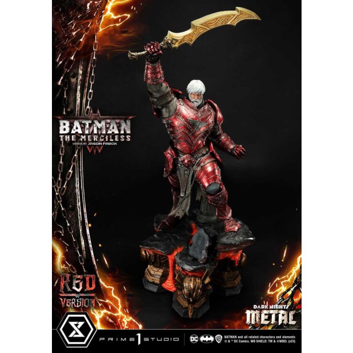 Dark Nights: Death Metal Statue 1/3 The Mericless Red Version 111 cm