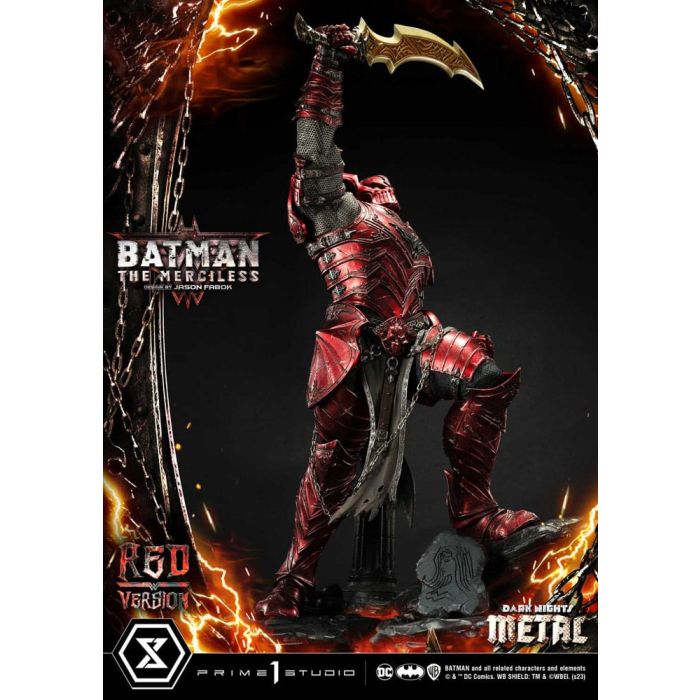 Dark Nights: Death Metal Statue 1/3 The Mericless Red Version 111 cm
