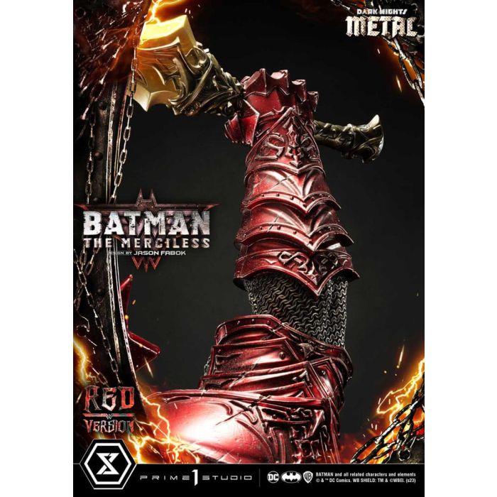 Dark Nights: Death Metal Statue 1/3 The Mericless Red Version 111 cm