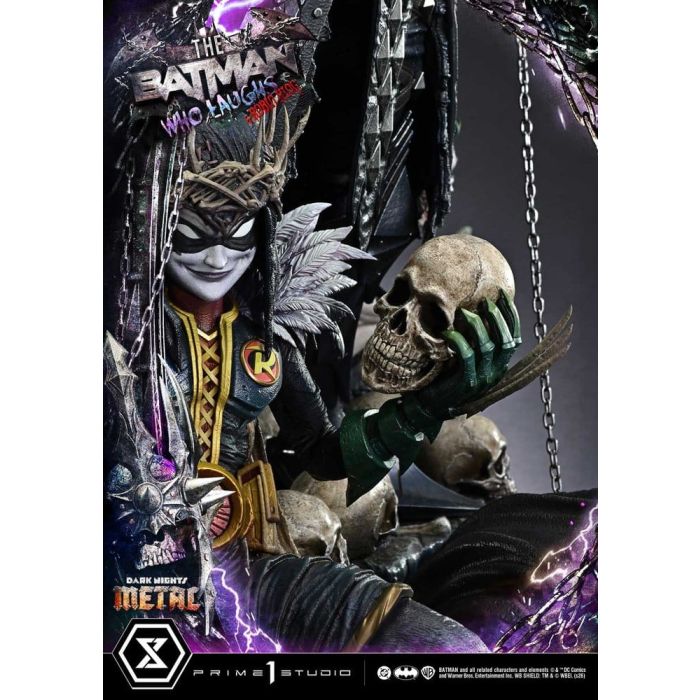 DC Comics Museum Masterline Statue 1/3 Dark Nights: Death Metal The Batman Who Laughs & Robin King 85 cm