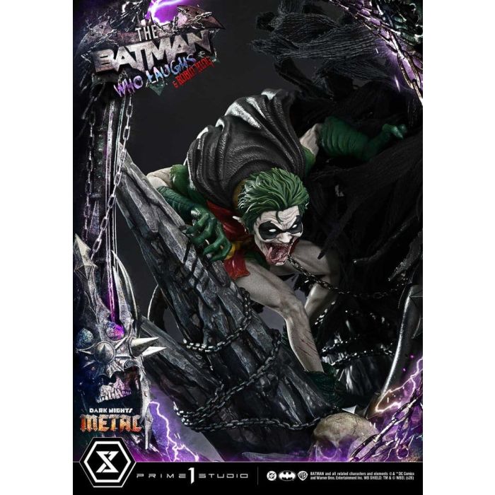 DC Comics Museum Masterline Statue 1/3 Dark Nights: Death Metal The Batman Who Laughs & Robin King 85 cm