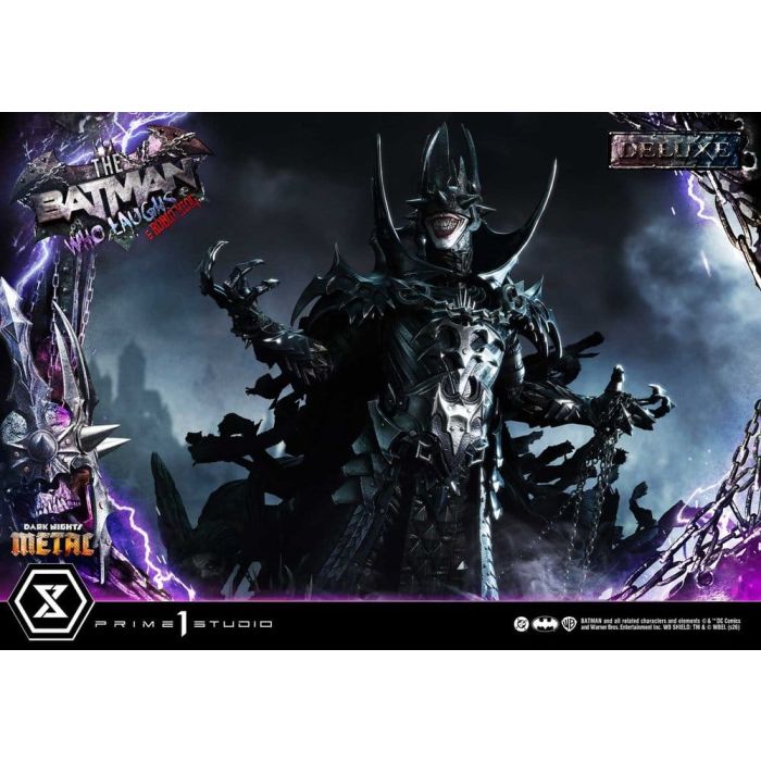 DC Comics Museum Masterline Statue 1/3 Dark Nights: Death Metal The Batman Who Laughs & Robin King Deluxe Version 85 cm