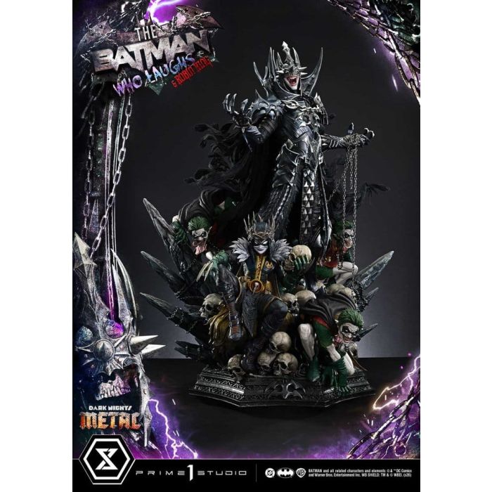DC Comics Museum Masterline Statue 1/3 Dark Nights: Death Metal The Batman Who Laughs & Robin King Deluxe Version 85 cm