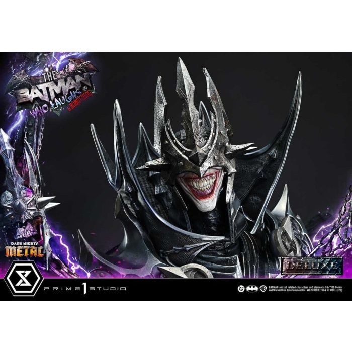 DC Comics Museum Masterline Statue 1/3 Dark Nights: Death Metal The Batman Who Laughs & Robin King Deluxe Version 85 cm