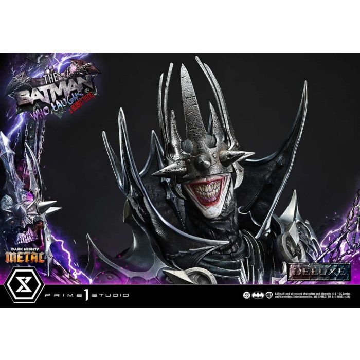DC Comics Museum Masterline Statue 1/3 Dark Nights: Death Metal The Batman Who Laughs & Robin King Deluxe Version 85 cm