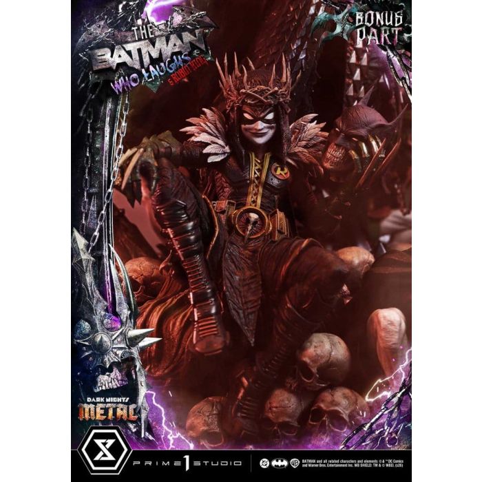 DC Comics Museum Masterline Statue 1/3 Dark Nights: Death Metal The Batman Who Laughs & Robin King DX Bonus 85 cm