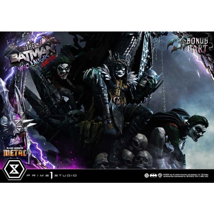 DC Comics Museum Masterline Statue 1/3 Dark Nights: Death Metal The Batman Who Laughs & Robin King DX Bonus 85 cm