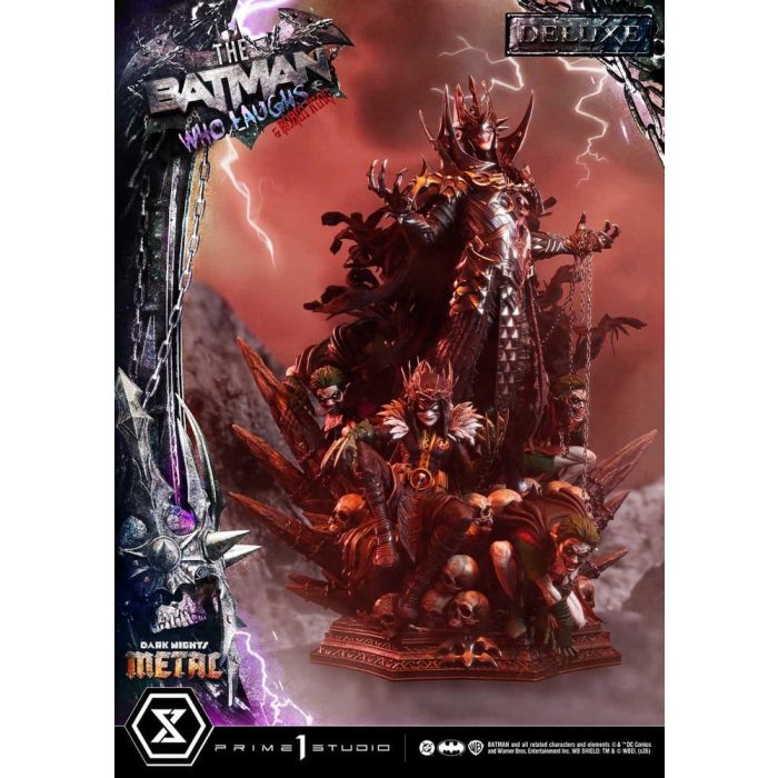 DC Comics Museum Masterline Statue 1/3 Dark Nights: Death Metal The Batman Who Laughs & Robin King DX Bonus 85 cm