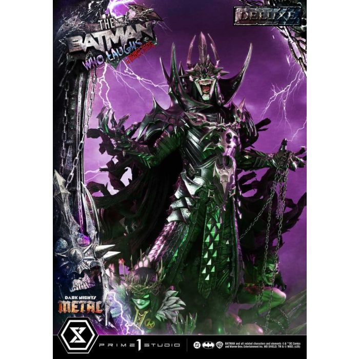 DC Comics Museum Masterline Statue 1/3 Dark Nights: Death Metal The Batman Who Laughs & Robin King DX Bonus 85 cm