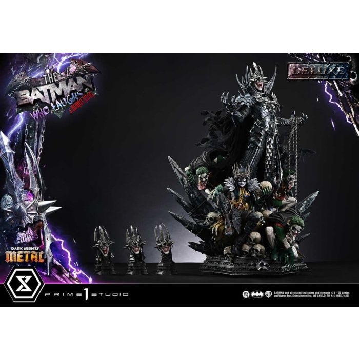 DC Comics Museum Masterline Statue 1/3 Dark Nights: Death Metal The Batman Who Laughs & Robin King DX Bonus 85 cm